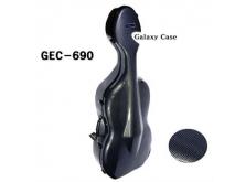 『靚亮登場』碳纖大提琴盒 : Galaxy Compact(碳纖格紋)-奢華經典款~！