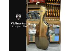 『超輕』大提琴碳纖盒：ViolinerString-Compact 大提琴盒 (咖啡繽拉絲) 
