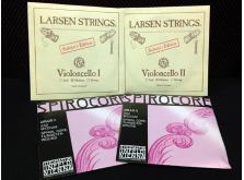 大提琴弦：Larsen(A、D)+Spirocore(G-S32、C-S33)
